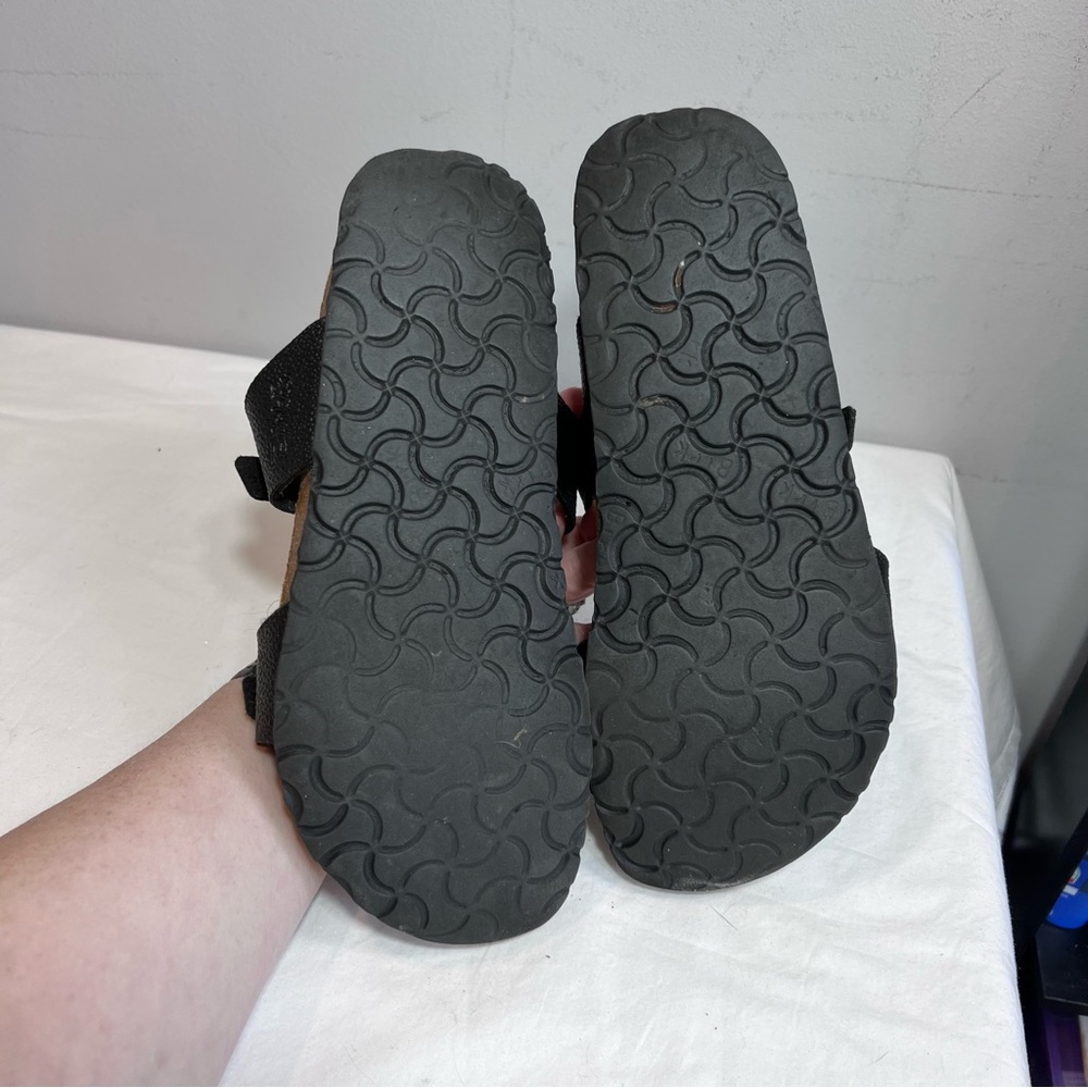 Birkenstock Birkis black pebbled birkoflor 2 strap Tahiti size 39 - Picture 7 of 9